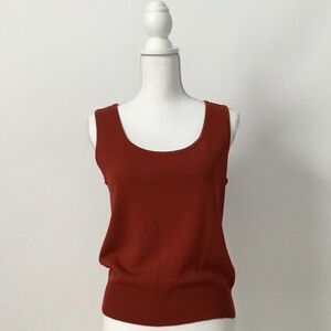 ST. JOHN Knit Tank Shell Top